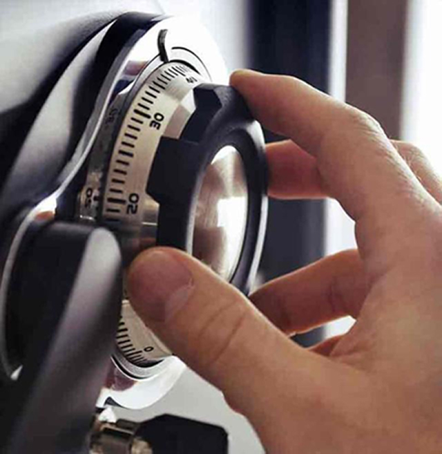 墨玉开修保险柜锁